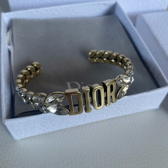 Dior Gold and Silver Crystal Bracelet - Picture 1 of 8